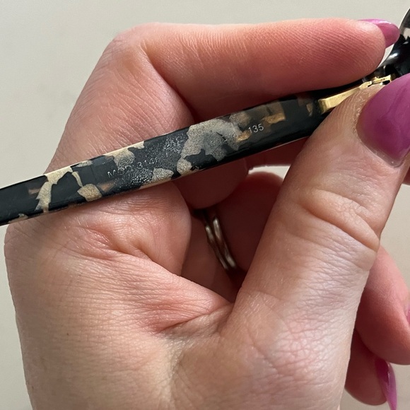 Versace Eyeglasses MOD.3146-B 876 Black Brown Quartz Crystals Italy 53[]16 135 - Picture 9 of 10